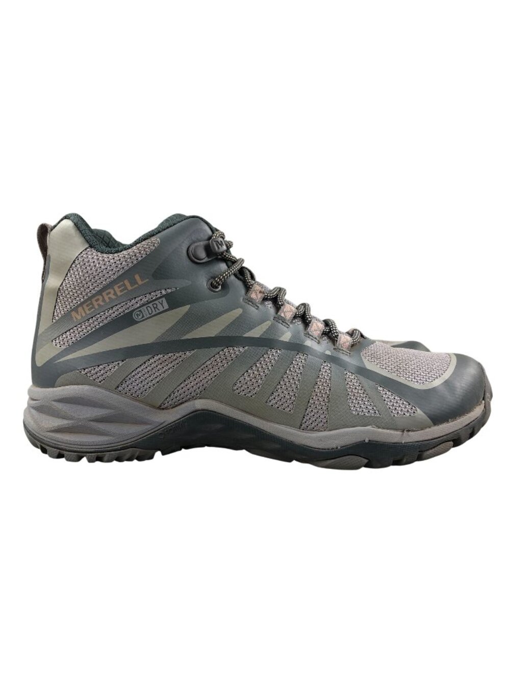 Merrell Women's Size 7.5 Siren Edge 3 Q2 Grey Waterproof Mid Hiking Shoes J46578